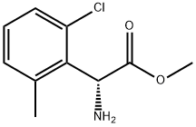 METHYL(2R)-2-AMINO-2-(2-CHLORO-6-METHYLPHENYL)ACETATE Structural