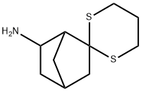 spiro[1,3-dithiane-2,6-norbornane]-2-amine Structural