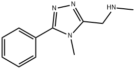 N-METHYL-1-(4-METHYL-5-PHENYL-4H-1,2,4-TRIAZOL-3-YL)METHANAMINE Structural