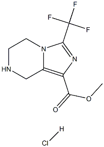 methyl 3-(trifluoromethyl)-5,6,7,8-tetrahydroimidazo[1,5-a]pyrazine-1-carboxylate hydrochloride