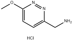 (6-methoxypyridazin-3-yl)methanamine hydrochloride Structural