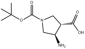 (3S,4R)-4-amino-1-(tert-butoxycarbonyl)pyrrolidine-3-carboxylic acid