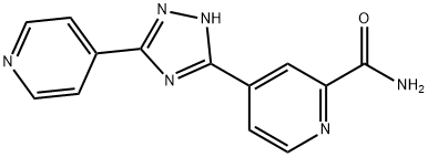 4-(5-(pyridin-4-yl)-1H-1,2,4-triazol-3-yl)picolinamide Structural