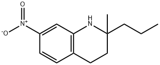 Quinoline, 1,2,3,4-tetrahydro-2-methyl-7-nitro-2-propyl- Structural