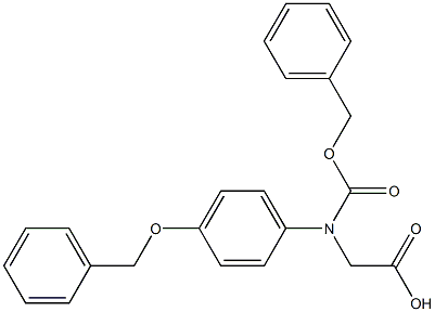 N-Cbz-S-4-(phenylmethoxy)-phenylglycine Structural