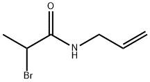 N-Allyl-2-bromo-propionamide Structural