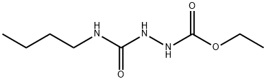 Hydrazinecarboxylicacid, 2-[(butylamino)carbonyl]-, ethyl ester Structural