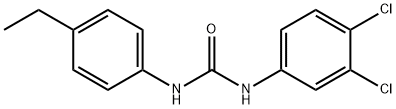 Urea,N-(3,4-dichlorophenyl)-N'-(4-ethylphenyl)- Structural