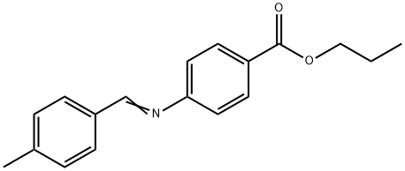 propyl 4-[(4-methylbenzylidene)amino]benzoate Structural