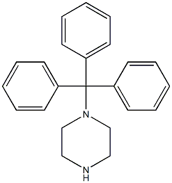Piperazine, 1-(triphenylmethyl)- Structural