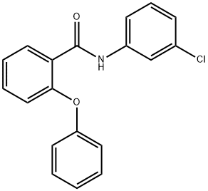 N-(3-chlorophenyl)-2-phenoxybenzamide Structural