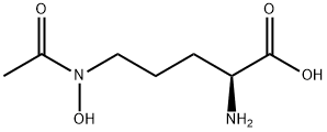 Ornithine, N5-acetyl-N5-hydroxy- Structural