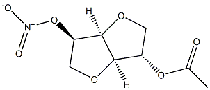 (3S,3aR,6R,6aS)-6-(nitrooxy)hexahydrofuro[3,2-b]furan-3-yl acetate Structural