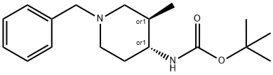 tert-butyl((3R,4R)-1-benzyl-3-methylpiperidin-4-yl)carbamate