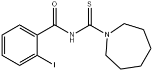 N-(1-azepanylcarbonothioyl)-2-iodobenzamide Structural
