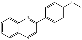 Quinoxaline, 2-(4-methoxyphenyl)- Structural