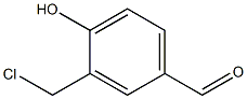 Benzaldehyde, 3-(chloromethyl)-4-hydroxy- Structural