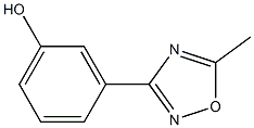 Phenol, 3-(5-methyl-1,2,4-oxadiazol-3-yl)- Structural