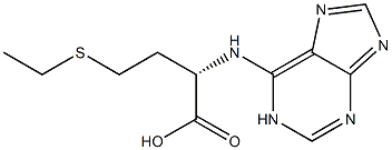 Homocysteine, S-ethyl-N-1H-purin-6-yl- (9CI) Structural