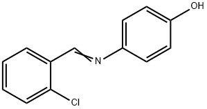Phenol,4-[[(2-chlorophenyl)methylene]amino]- Structural