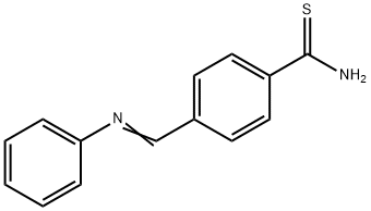 Benzenecarbothioamide,4-[(phenylimino)methyl]- Structural