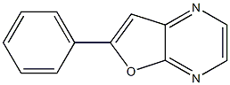 Furo[2,3-b]pyrazine, 6-phenyl- Structural