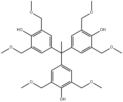 Phenol, 4,4',4''-ethylidynetris[2,6-bis(methoxymethyl)- Structural