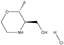 ((2R,3R)-2-Methylmorpholin-3-yl)methanol hydrochloride Structural