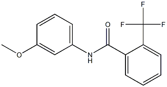 Benzamide, N-(3-methoxyphenyl)-2-(trifluoromethyl)- Structural