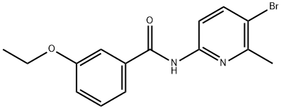 N-(5-bromo-6-methylpyridin-2-yl)-3-ethoxybenzamide Structural