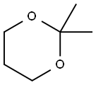 m-Dioxane, 2,2-dimethyl- Structural