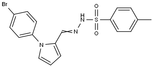 N'-{(E)-[1-(4-bromophenyl)-1H-pyrrol-2-yl]methylidene}-4-methylbenzenesulfonohydrazide Structural