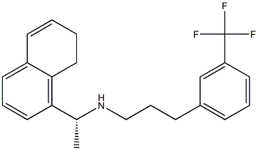 (R)-N-(1-(7,8-dihydronaphthalen-1-yl)ethyl)-3-(3-(trifluoromethyl)phenyl)propan-1-amine Structural Picture