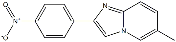 Imidazo[1,2-a]pyridine, 6-methyl-2-(4-nitrophenyl)- Structural