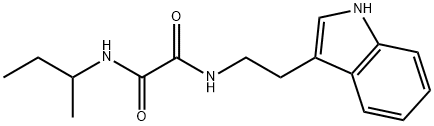 N-(butan-2-yl)-N'-[2-(1H-indol-3-yl)ethyl]ethanediamide Structural