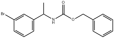 benzyl (1-(3-bromophenyl)ethyl)carbamate Structural