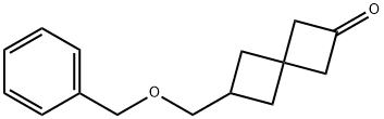 6-((benzyloxy)methyl)spiro[3.3]heptan-2-one Structural