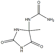 Urea,N-(4-methyl-2,5-dioxo-4-imidazolidinyl)- Structural