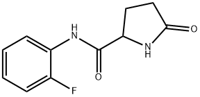 N-(2-fluorophenyl)-5-oxopyrrolidine-2-carboxamide Structural