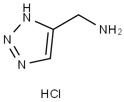 C-(1H-[1,2,3]Triazol-4-yl)-methylamine hydrochloride Structural
