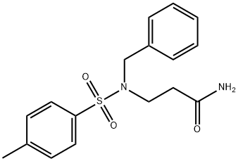 N3-benzyl-N3-[(4-methylphenyl)sulfonyl]-b-alaninamide Structural