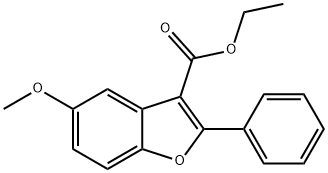 ethyl 5-methoxy-2-phenylbenzofuran-3-carboxylate Structural