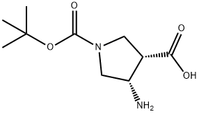 (3S,4S)-4-amino-1-(tert-butoxycarbonyl)pyrrolidine-3-carboxylic acid