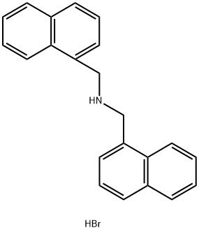 bis(naphthalen-1-ylmethyl)azanium:bromide Structural