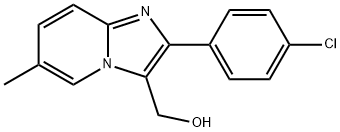Imidazo[1,2-a]pyridine-3-methanol, 2-(4-chlorophenyl)-6-methyl- Structural