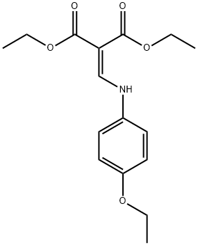 diethyl {[(4-ethoxyphenyl)amino]methylidene}propanedioate Structural