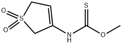 O-methyl (1,1-dioxido-2,5-dihydro-3-thienyl)thiocarbamate Structural