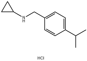 N-(4-Isopropylbenzyl)cyclopropanamine hydrochloride Structural