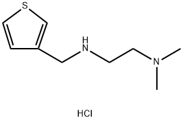 N,N-dimethyl-N-(3-thienylmethyl)-1,2-ethanediamine dihydrochloride Structural