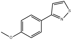 Isothiazole, 3-(4-methoxyphenyl)- Structural